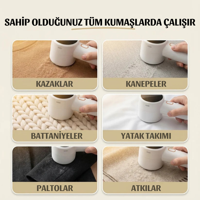 ChicTouchs™ Tüy ve Tiftik Temizleme Cihazı