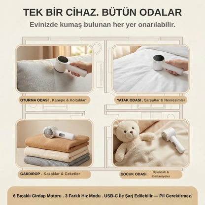 ChicTouchs™ Tüy ve Tiftik Temizleme Cihazı